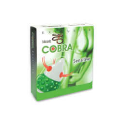 Black Cobra - Sensitive  Spike condoms