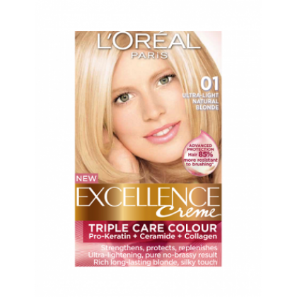 Loreal Excellence Creme 01 Ultra Light Natural Blonde Price In