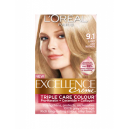Loreal Excellence Creme 9.1 Light Ash Blonde