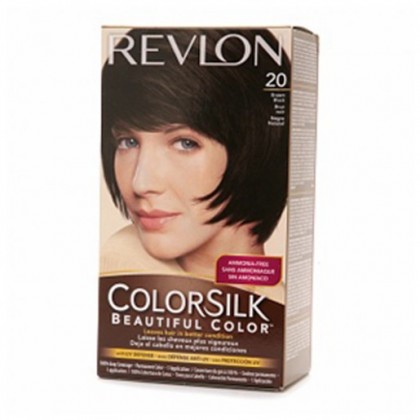 Revlon Colorsilk Hair Color Dye - Brown Black 20
