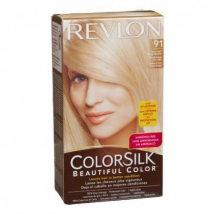 Revlon Colorsilk Hair Color Dye - Very Light Beige Blonde 91Revlon ColorSilk Luminista Hair Color Dye - Black 110