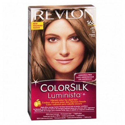 Revlon ColorSilk Luminista Hair Color Dye - Light Brown 168