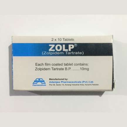 Zolp (zolpidem tartrate) 20 tablets