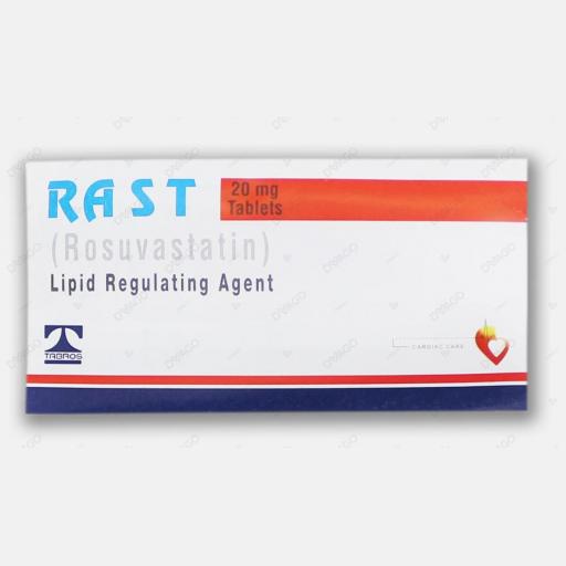 Rast tablet 20 mg 10's