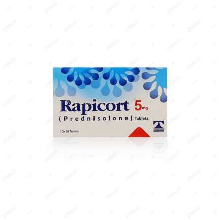 Rapicort tablet 5 mg 100's