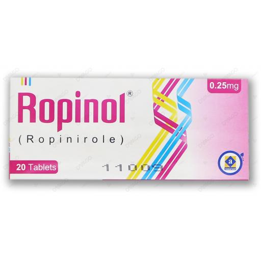 Ropinol tablet 0.25 mg 20's