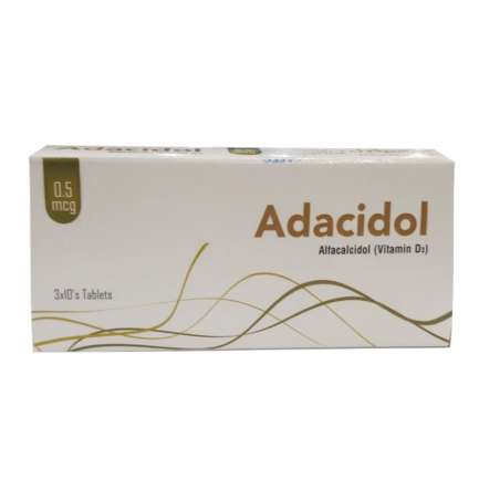 Adacidol tablet 0.5 mcg 30's