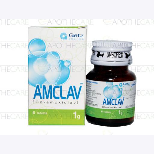 Amclav tablet 1 gm 6's