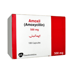 Amoxil Amoxycillin 500mg 100 Cap