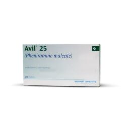 Avil Tablehttps://medicalstore.com.pk/wp-content/uploads/2019/02/Avil-25mg-250-Tablets.jpgt 25 mg 5x50's