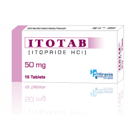 Itotab tablet 50 mg 10's