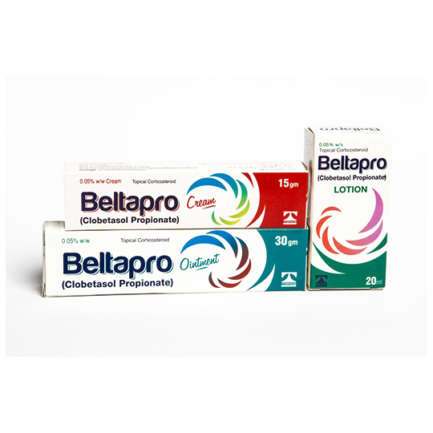 Medicalstore.com.pk-Beltapro,LOTION 20mg,Cream 15gm,Ointment 30gm