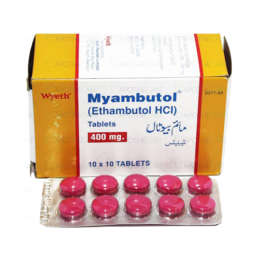 Medicalstore.com.pk- Myambutol (Ethambutol HCl) 400mg 10 x 10 TABLETS
