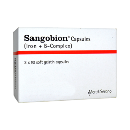 Medicalstore.com.pk- Sangobion Capsules (Iron +B - Complex) 3x10 soft capsules
