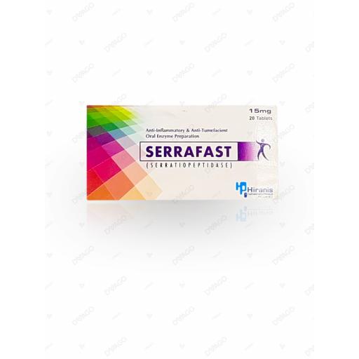Serrafast tablet 15 mg 20's