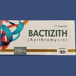 Bactizith capsule 250 mg 10's