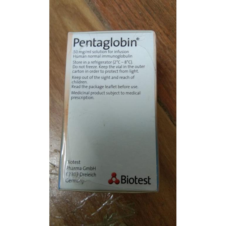 Pentaglobin Injection 1 Vialx50 mL