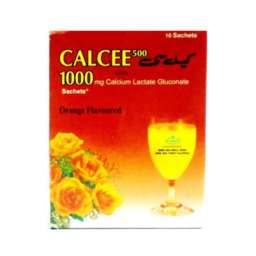 Calcee 500 Powder Orange 10 Sachet
