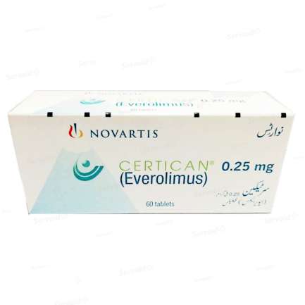 Certican tablet 0.25 mg 60's