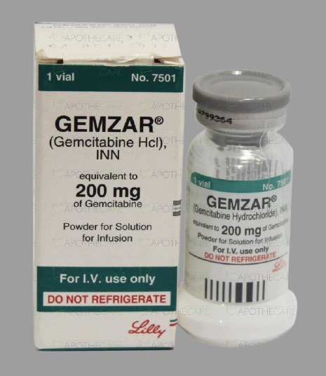 Gemzar Injection 200 mg 1 Vial Price in Pakistan