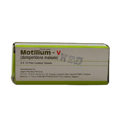 Motilium V tablet 10 mg 5x10's
