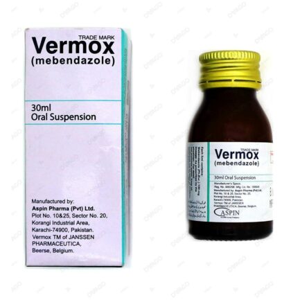 Vermox suspension 100 mg 30 mL