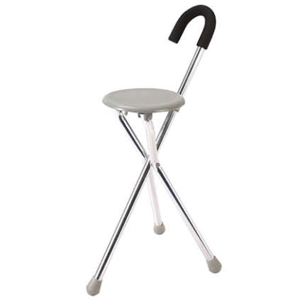crutch with seat for adults