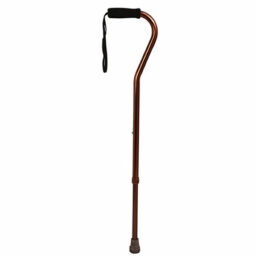 Stylish copper colored walking stick