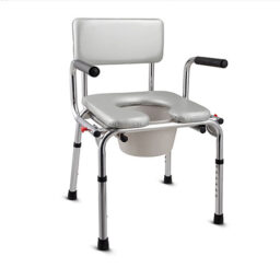 Steel chrome frame wheelchair