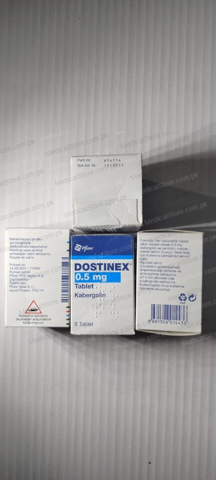 Dostinex 0.5 Mg Tablet (Cabergoline)