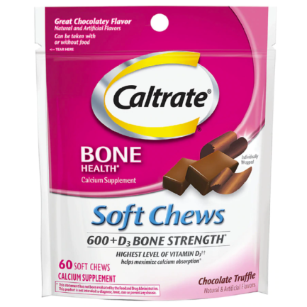 caltrate 600 + D3 bone health 60 soft chews Imported