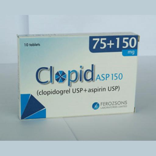 Clopid ASP Tab 75mg/75mg 10s