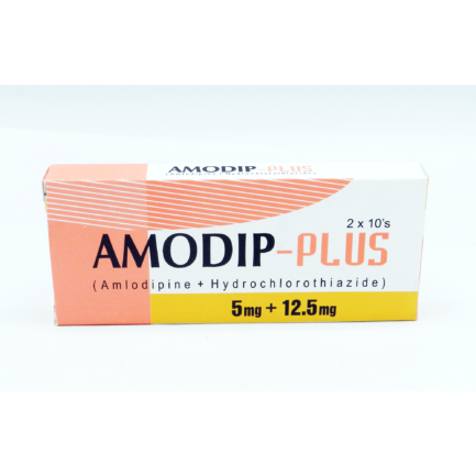Amodip-Plus Tab 5mg/12.5mg 2x10s