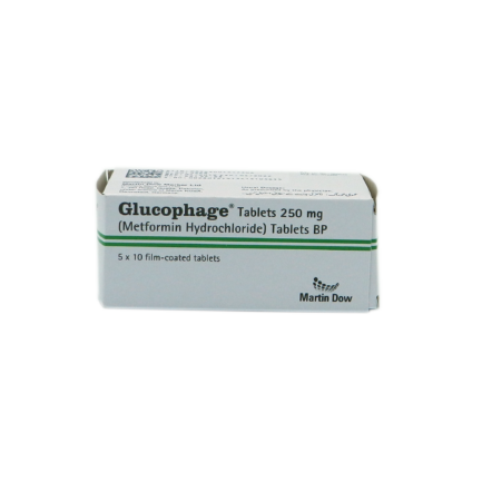 Glucophage Tab 250mg 5x10s
