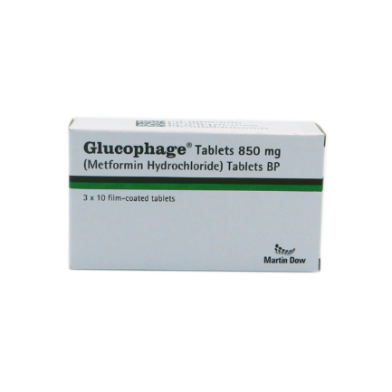 Glucophage Tab 850mg 3x10s