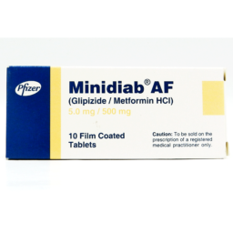 Minidiab AF Tab 5mg/500mg 10s