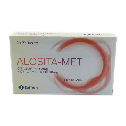 Alosita-Met Tab 50mg/1000mg 2x7s