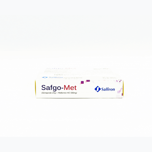 Safgo-Met Tab 2mg/500mg 3x10s