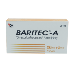 Baritec-A Tab 20mg/5mg 20s