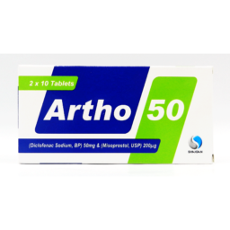 Artho-50 Tab 50mg/200mcg 20s