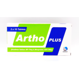 Artho Plus Tab 75mg/200mcg 20s