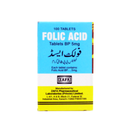 Folic Acid Tab 5mg 100s (Zafa)