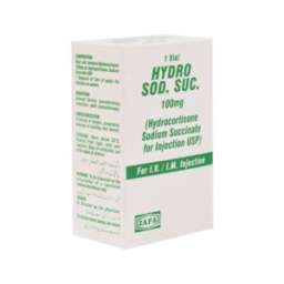 Hydro Sod Suc Inj 100mg 1Vial