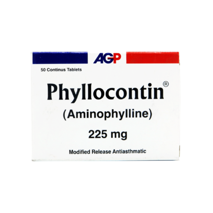 Phyllocontin Tab 225mg 50s