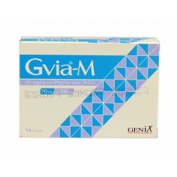 Gvia-M Tab 50mg/1000mg 2x7s
