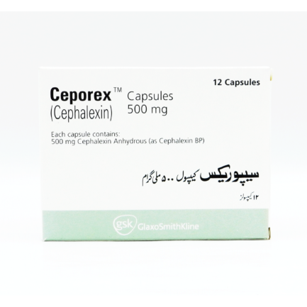 Ceporex capsule 500 mg 12's