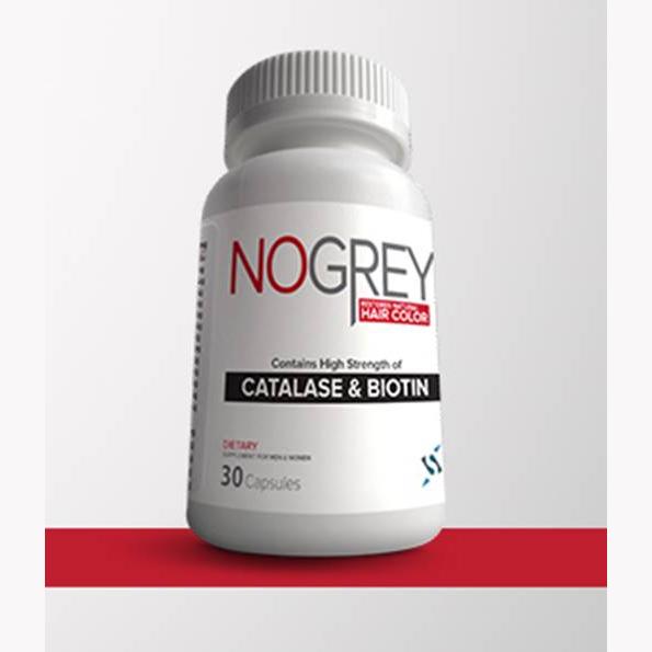 Nogrey (Catalase & Biotin) to restore hair color Price in Pakistan -  