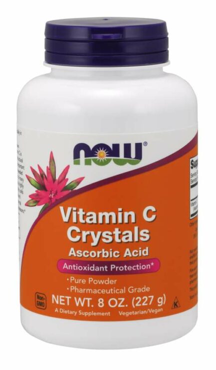 Now Vitamin C Crystal 8 Oz