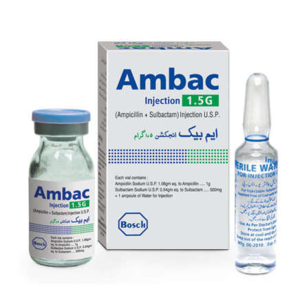 Ambac Injection 1.5 gm 1 Vial