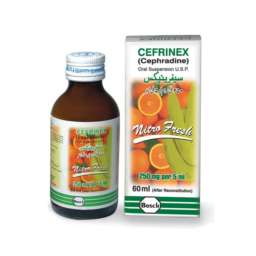 Cefrinex suspension 250 mg 60 mL